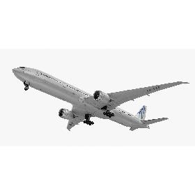 Boeing 777-300 Generic White